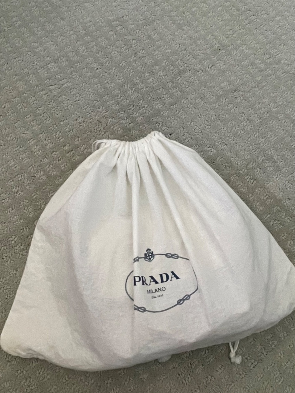 PRADA AUTHENTIC EMBLEME FLAP SHOULDER BAG - Picture 5 of 7